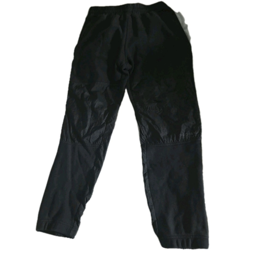 Adidas Originals Women's Black Jogger Pants Nylon‎ Panel Elastic Waist 30 Inseam